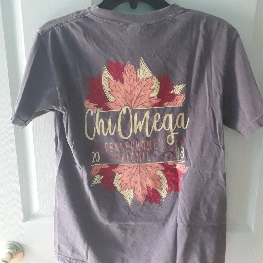 Chi Omega Persephone's Picnic short sleeve tee